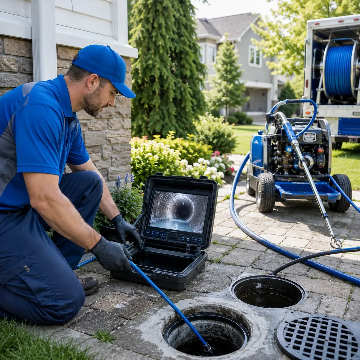 Outdoor drain cleaning professionals serving Burson, CA