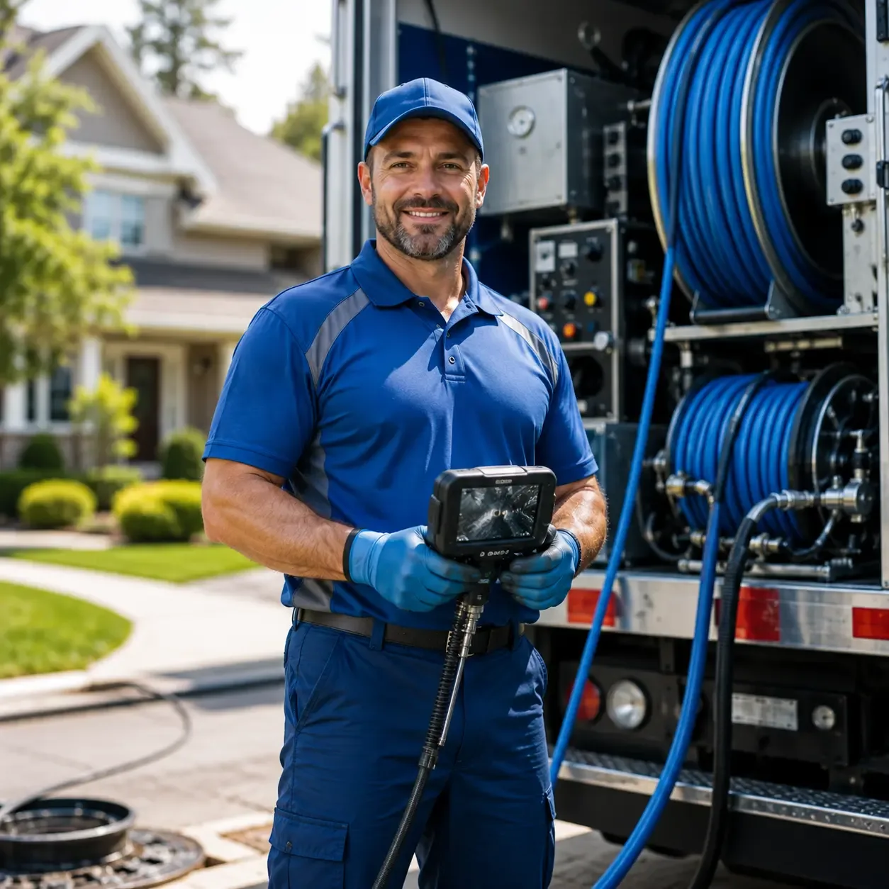 Local outdoor drain cleaning specialists in Burson, CA
